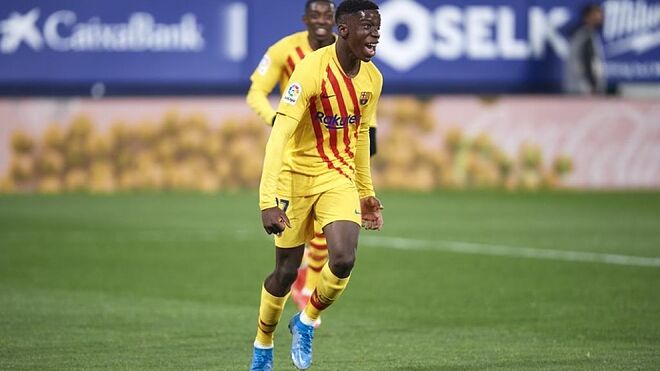 Ilaix Moriba of Barcelona