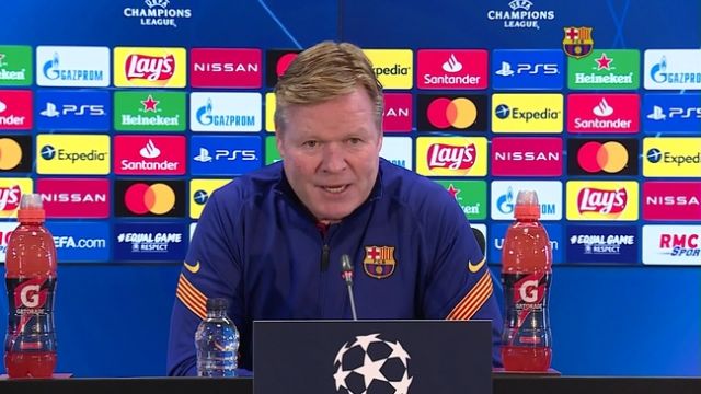 Barcelona boss Ronald Koeman