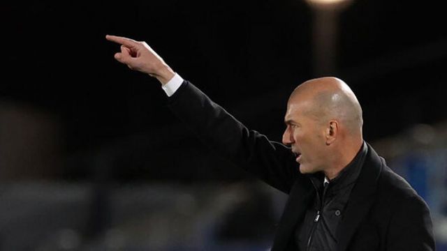 Real Madrid manager Zinedine Zidane