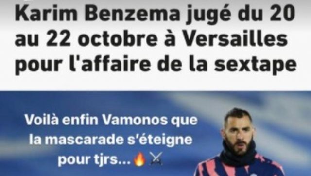 Benzema instagram