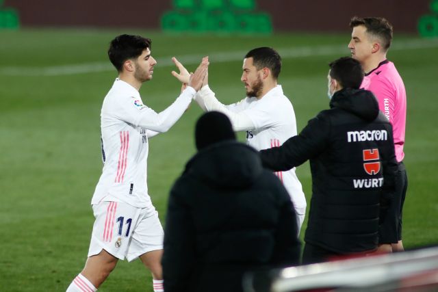 Marco Asensio and Eden Hazard, Real Madrid