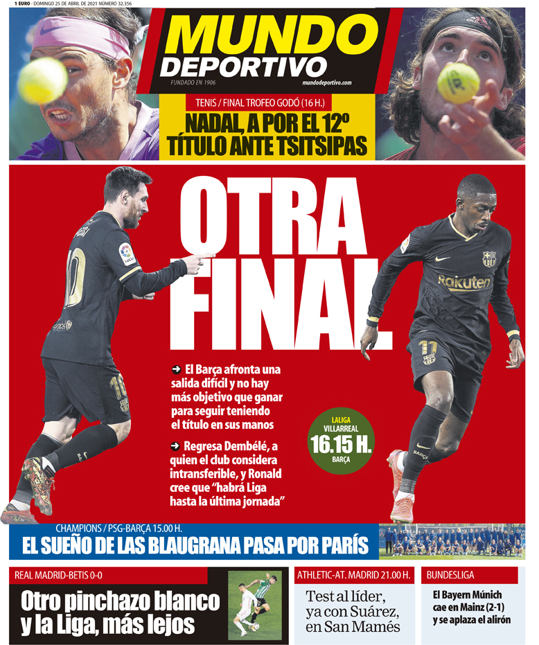 Today's Spanish Papers: Real Madrid suffer title blow in ...