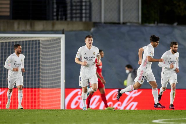 Real Madrid against Sevilla