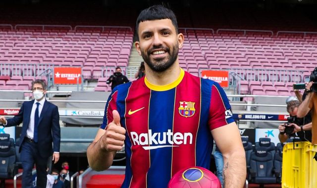 Barcelona's Sergio Aguero