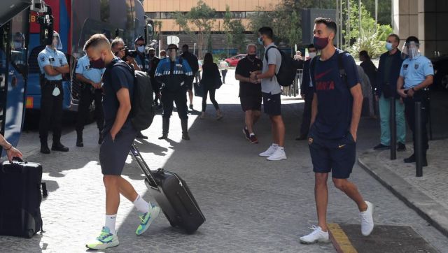 Jordi Alba and Sergio Busquets