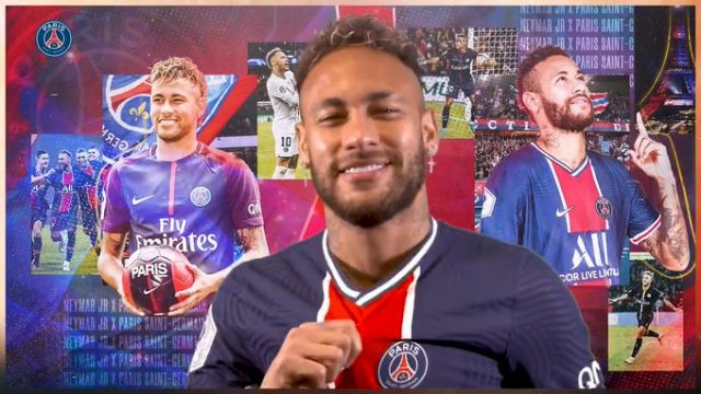 neymar in psg jersey