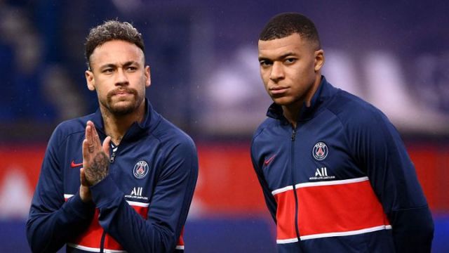 Neymar y Kylian Mbappé