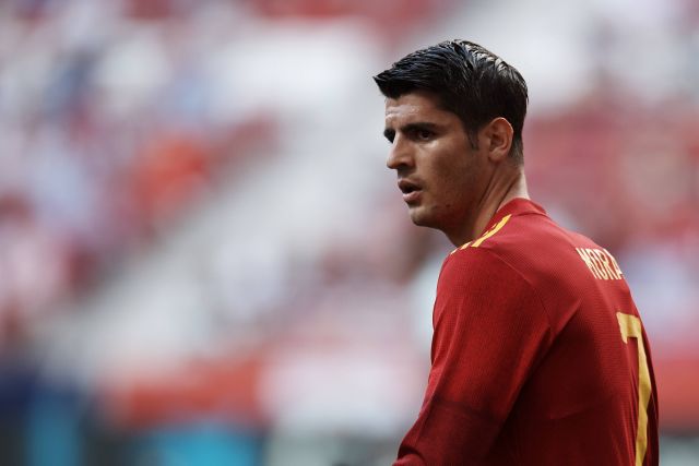 Alvaro Morata of Spain