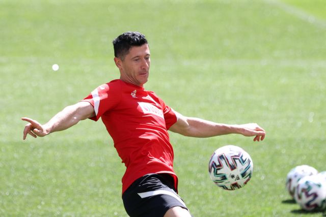 Robert Lewandowski of Poland