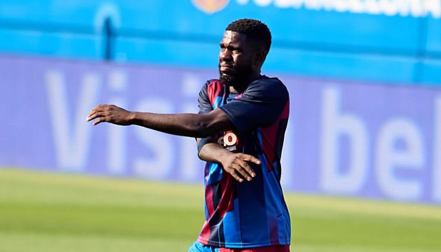 Samuel Umtiti of Barcelona