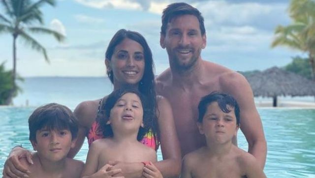 Lionel Messi and his family enjoy short winter break back home in