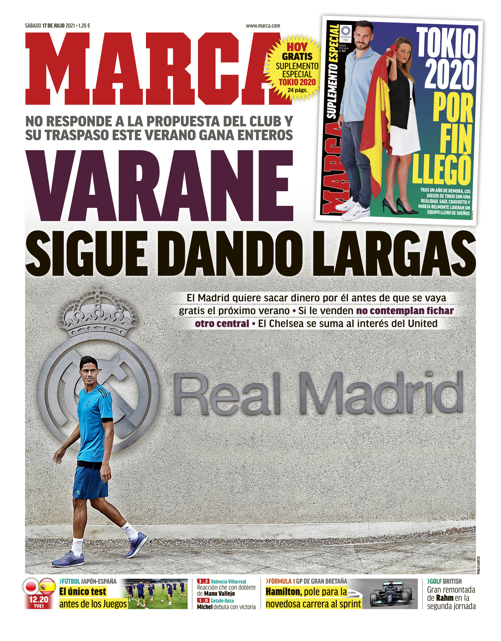 Today S Spanish Papers Raphael Varane Set For Real Madrid Exit Kieran Trippier And Gareth Bale Issues And Barcelona Target Ansu Fati Extensions Fpl360