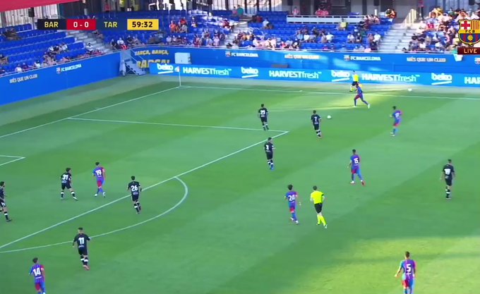 Watch: Rey Manaj scores a golazo to give Barcelona the lead against ...