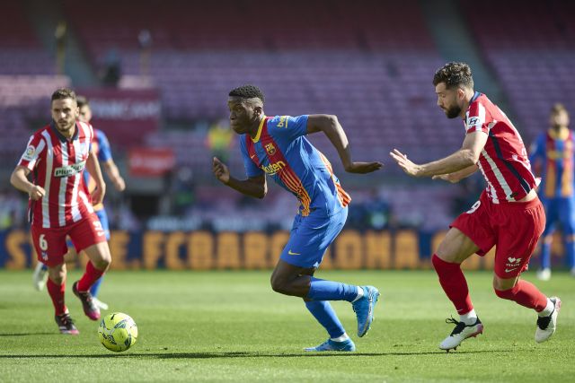 Ilaix Moriba of FC Barcelona