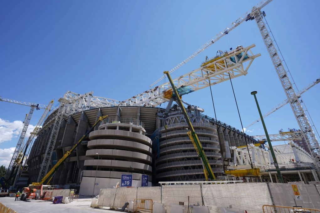 Estadio Santiago Bernabeu of Real Madrid
