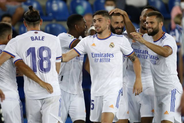 Karim Benzema and Fede Valverde