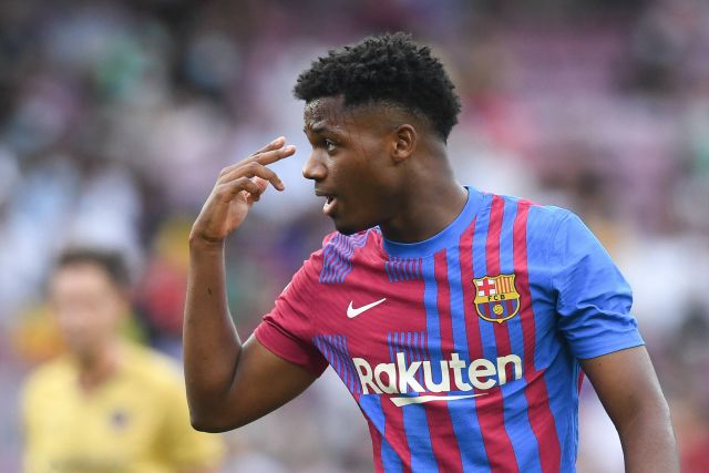 Teenager Ansu Fati inherits Messi's No.10 shirt at Barcelona