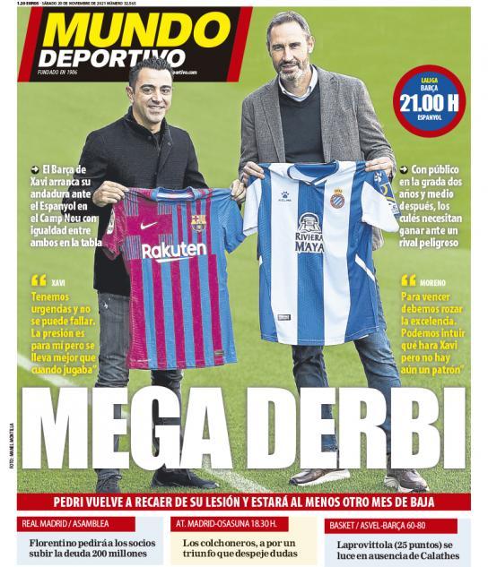 Documentos españoles de hoy: Xavi se prepara para debutar en el derbi de Barcelona ante el Espanyol