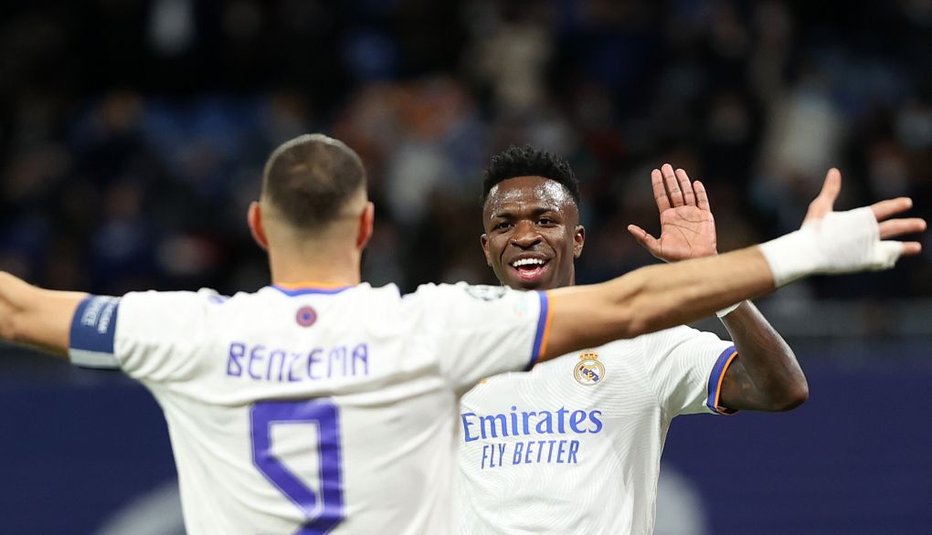 Benzema and Vinicius of Real Madrid
