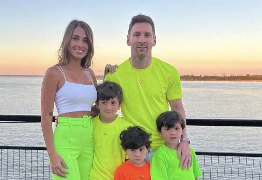 Lionel Messi and his family enjoy short winter break back home in ...