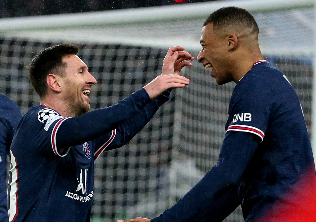 Kylian Mbappe And Lionel Messi Score Two Each As Paris Saint Germain Beat Club Brugge Football Espana