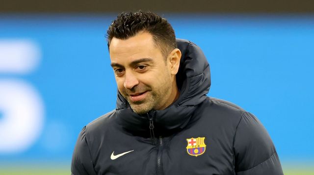 Xavi Hernandez of FC Barcelona