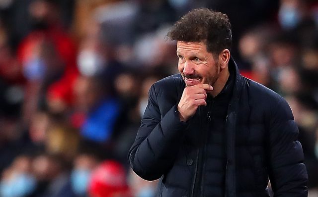 Diego SImeone of Atletico Madrid