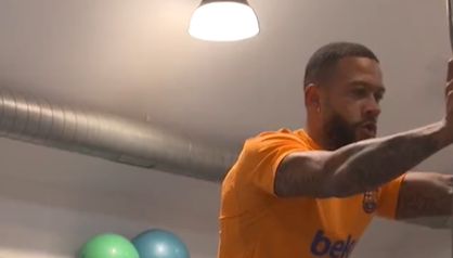 Memphis Depay of FC Barcelona