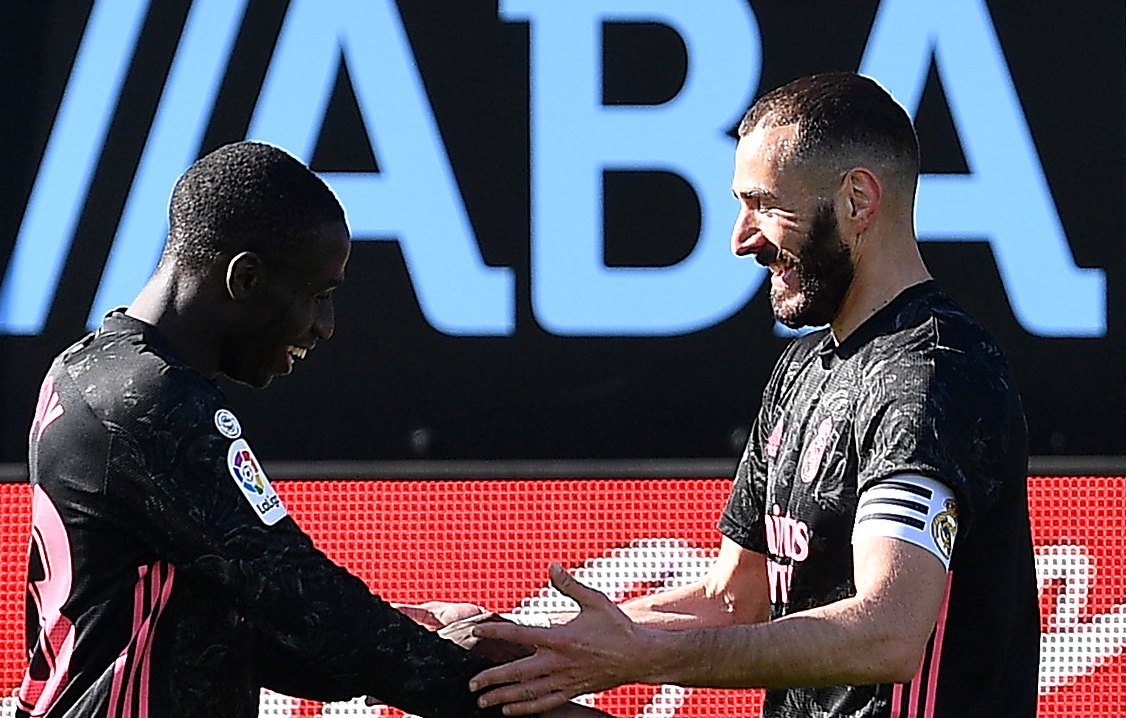 Karim Benzema and Ferland Mendy