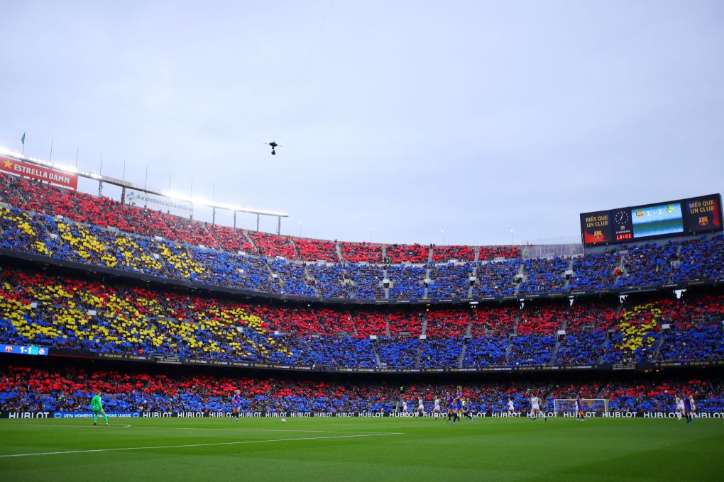 Making history: 91,553 attend Barcelona-Real Madrid women's Champions  League game at Camp Nou - The Boston Globe