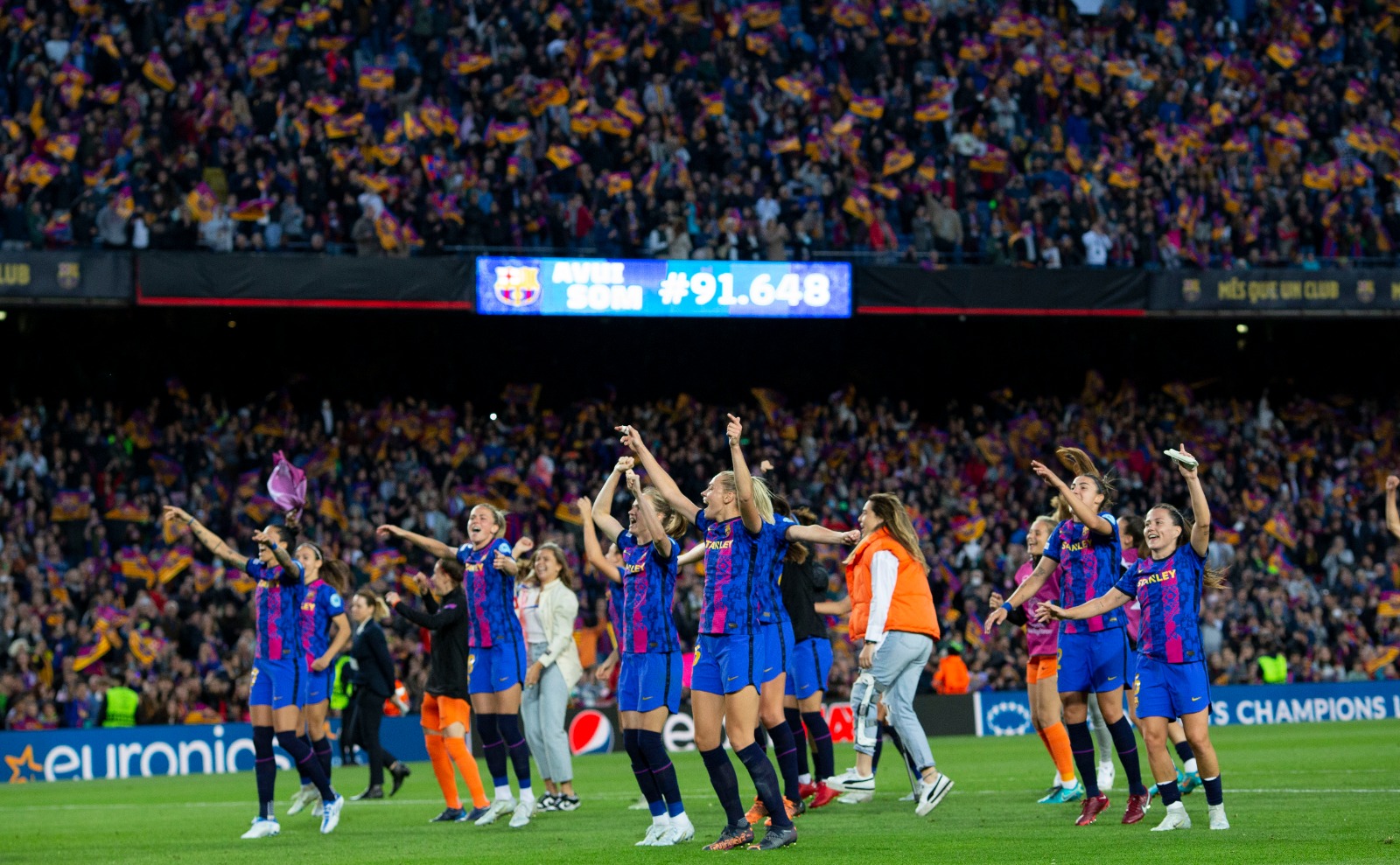 Barcelona Femení Set Another Women's World Record Attendance At Camp Nou