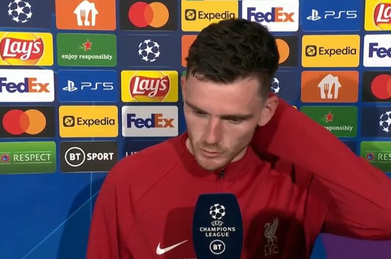 Andy Robertson Describes Dressing Room After Champions League Final ...