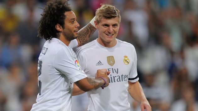 Marcelo and Toni Kroos