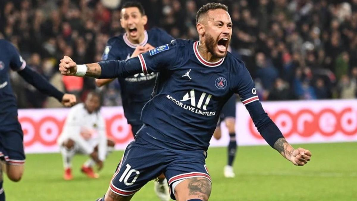 Neymar's PSG Match-Issued Shirt, 2021/22