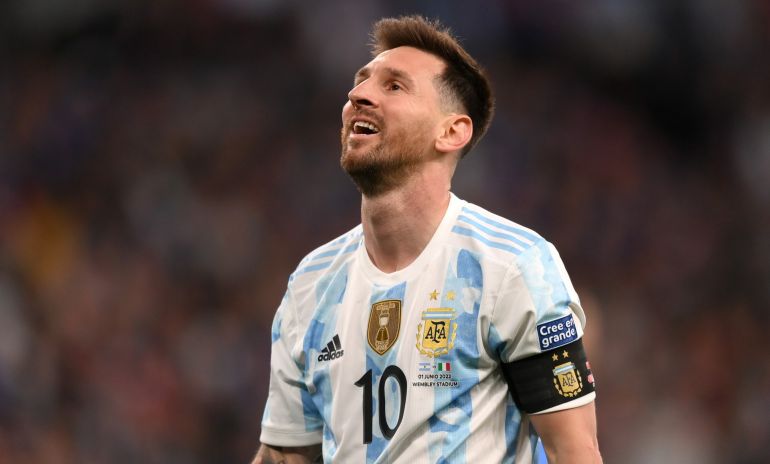 Messi Argentina 2020 2021 2022 FINALISSIMA PLAYER ISSUE Heat.Rdy