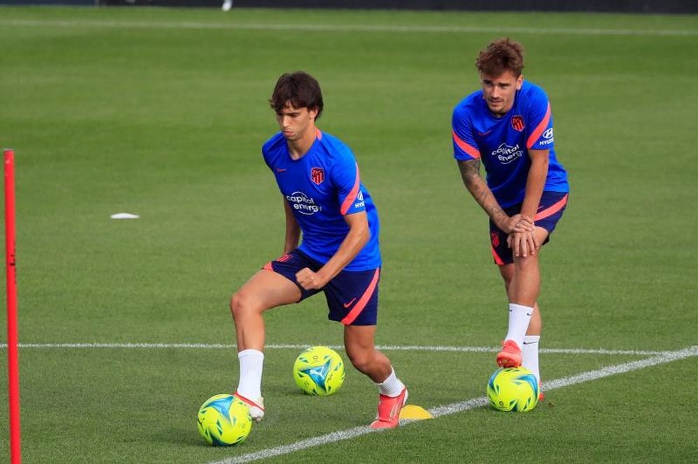 El dúo del Atlético de Madrid se pierde el entrenamiento cuando comienza el programa de acondicionamiento físico