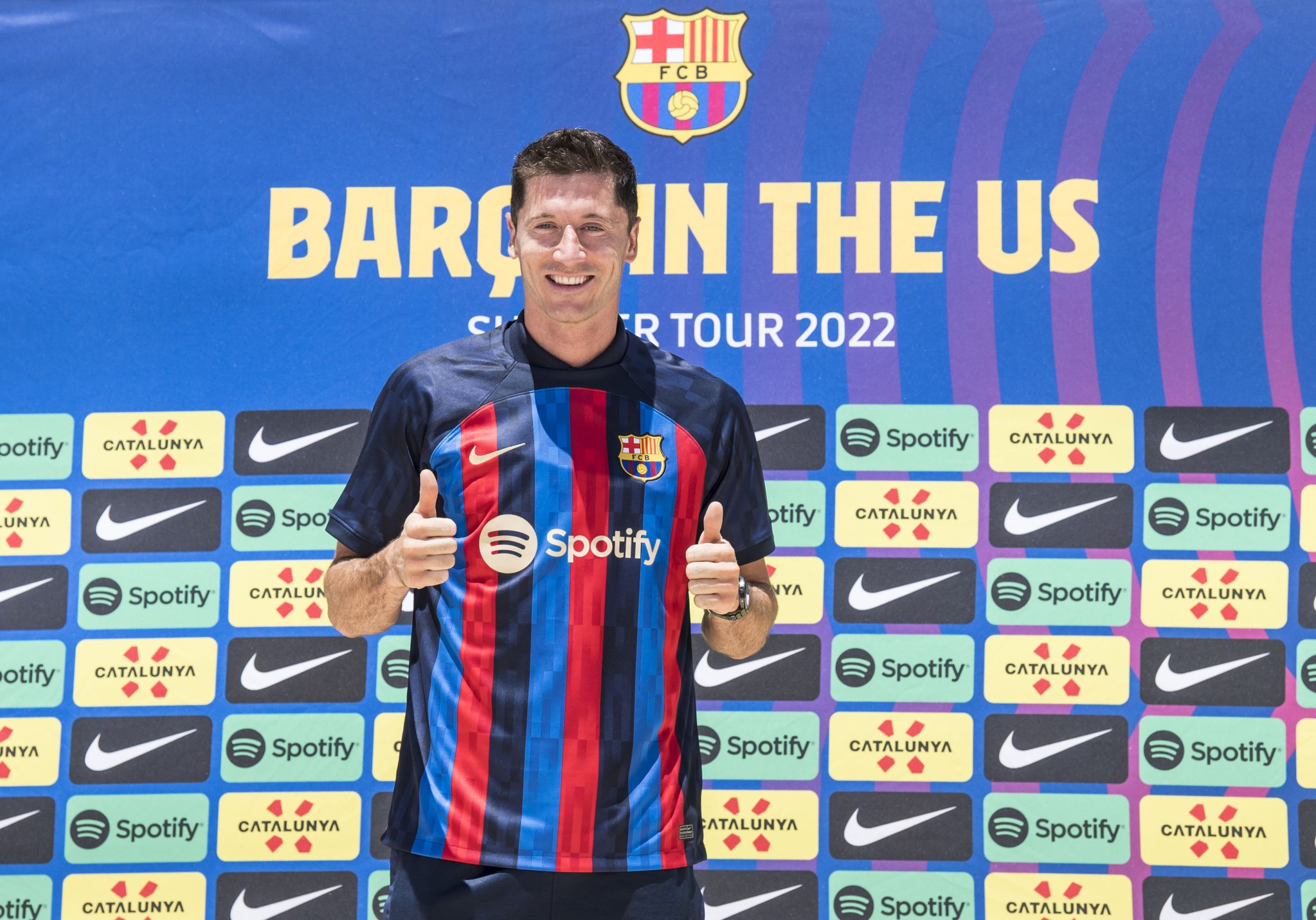 Barcelona, Spain. 08th Aug, 2023. Robert Lewandowski of FC