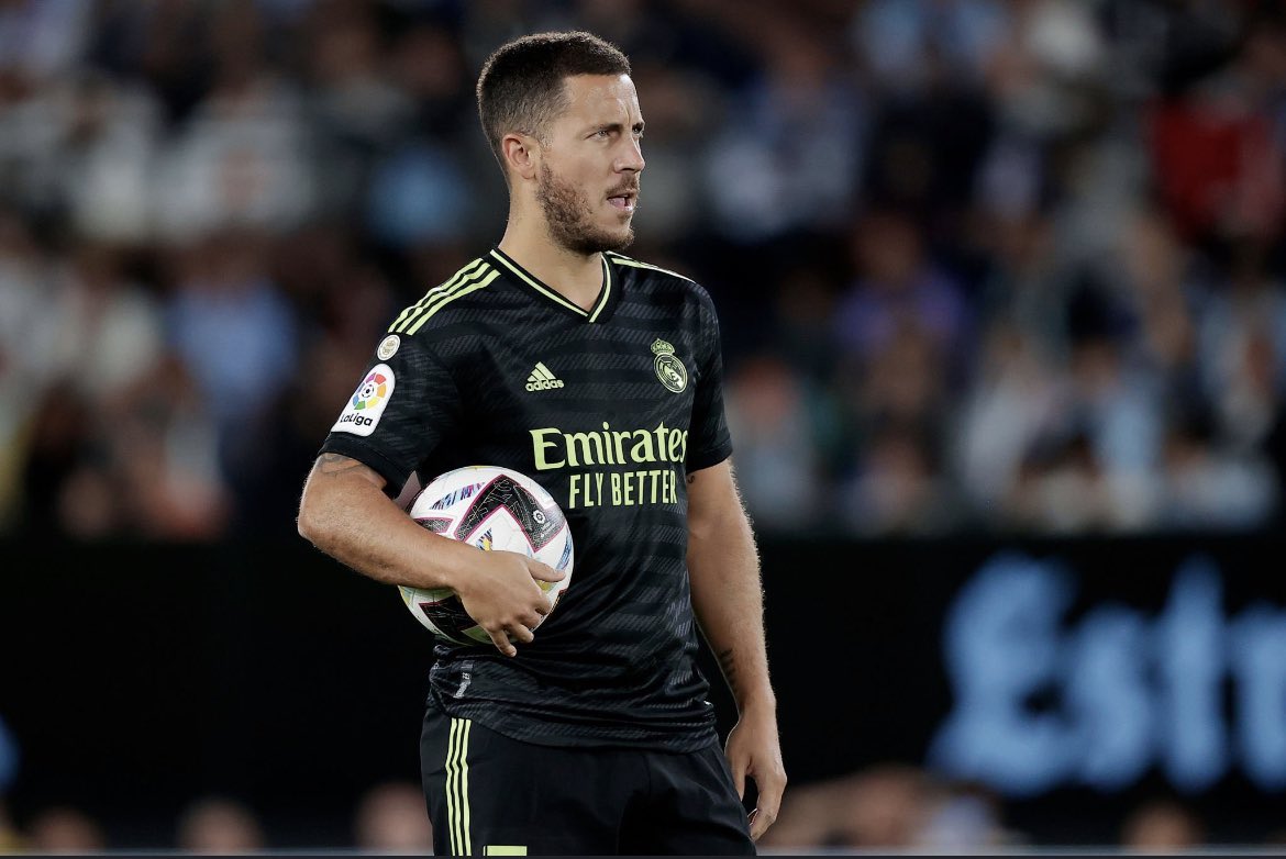 Eden Hazard takes Cristiano Ronaldo's old Real Madrid No 7 shirt