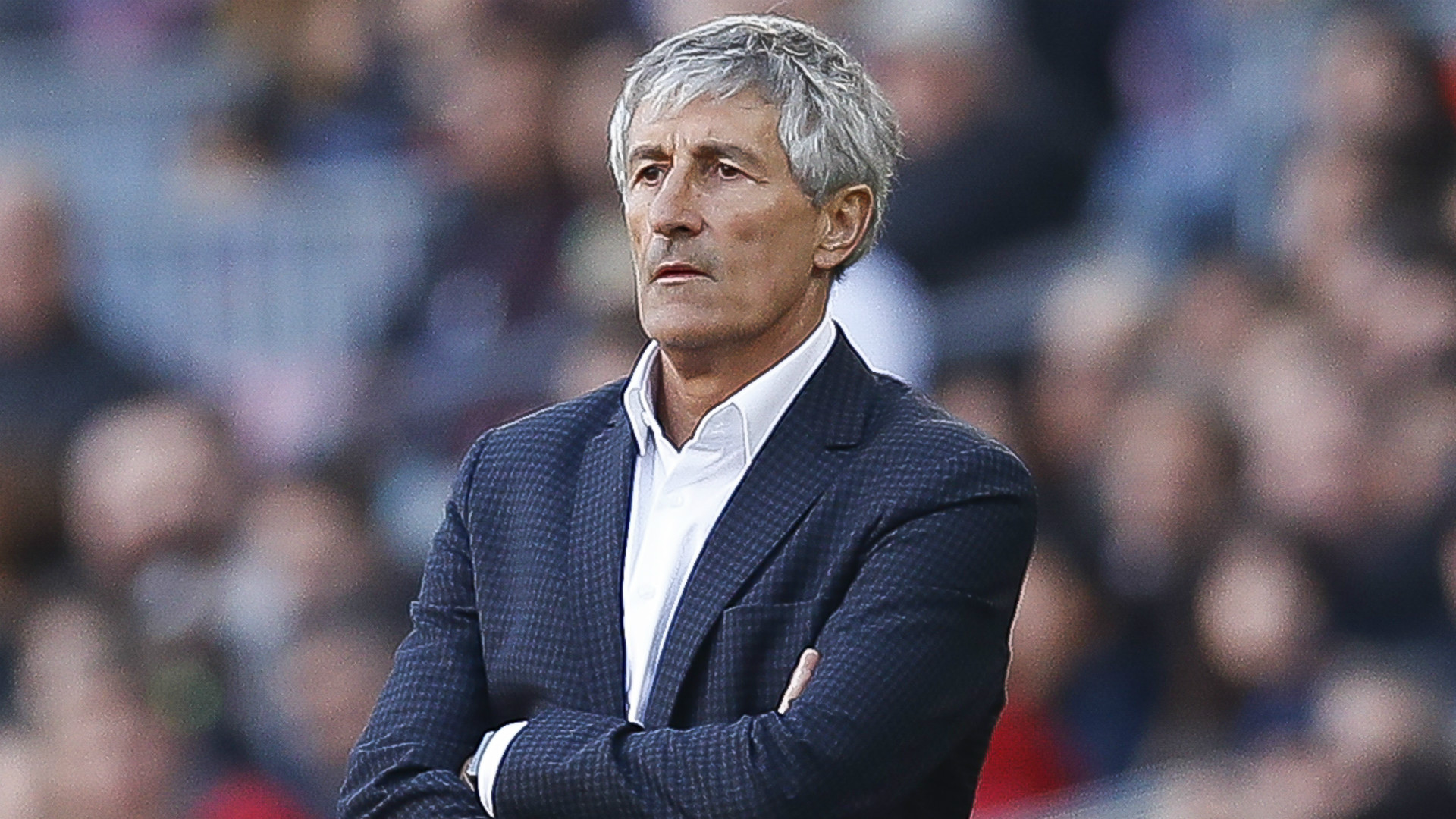 Quique Setien, head coach of Villarreal during the Spanish championship La  Liga football match between Villarreal CF and Atletico de Madrid on June 4,  2023 at La Ceramica Stadium in Castellon, Spain 