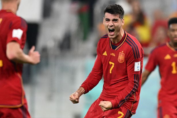 Com hat-trick de Morata, Espanha atropela a Geórgia