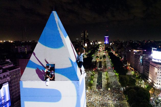 Watch: Two million people flood streets to celebrate World Cup win in Buenos Aires