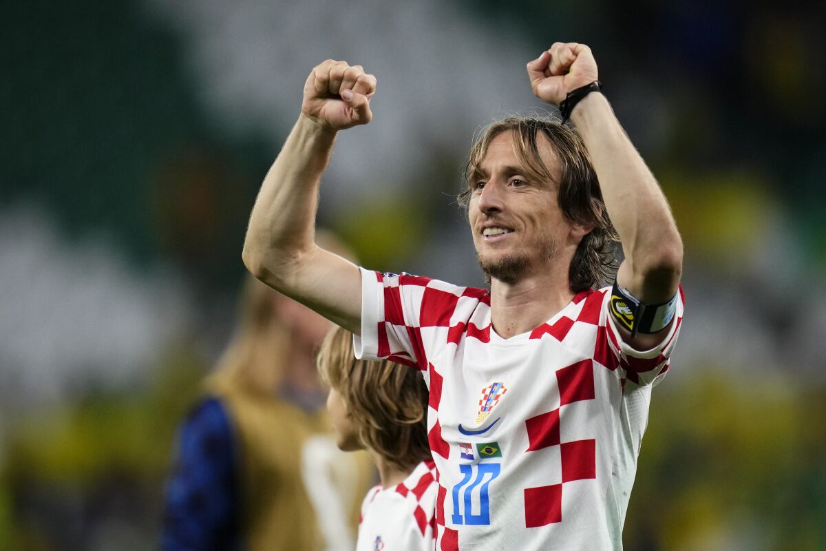 Luka Modric one of the best contemporary European soccer players