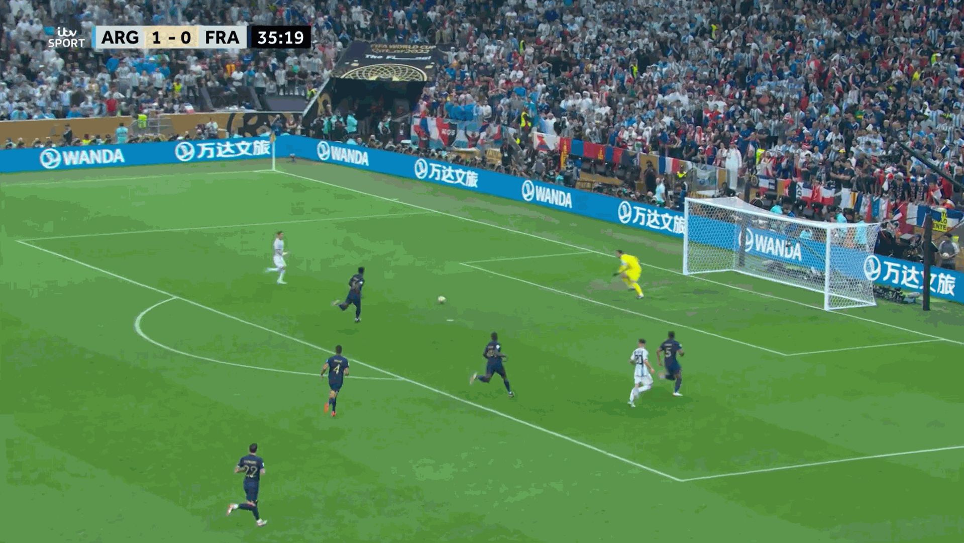WATCH: Angel Di Maria doubles Argentina’s lead in the World Cup final
