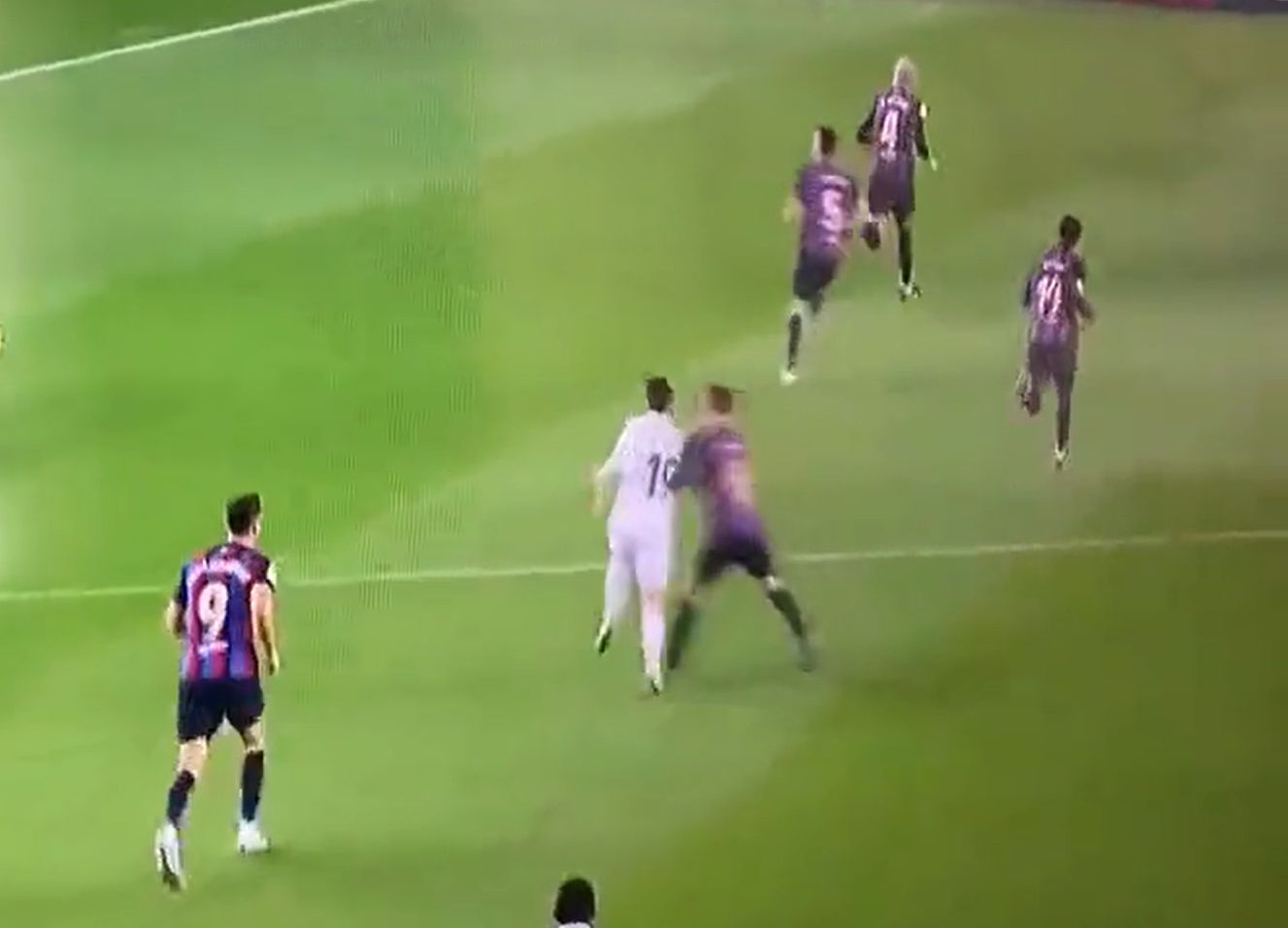 WATCH: Gavi caught taking out Dani Ceballos off the ball during El Clasico