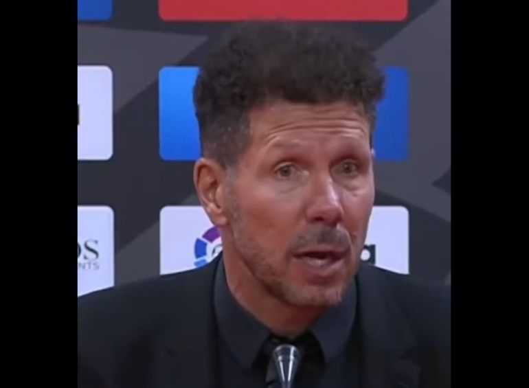 Diego Simeone Real Madrid training session