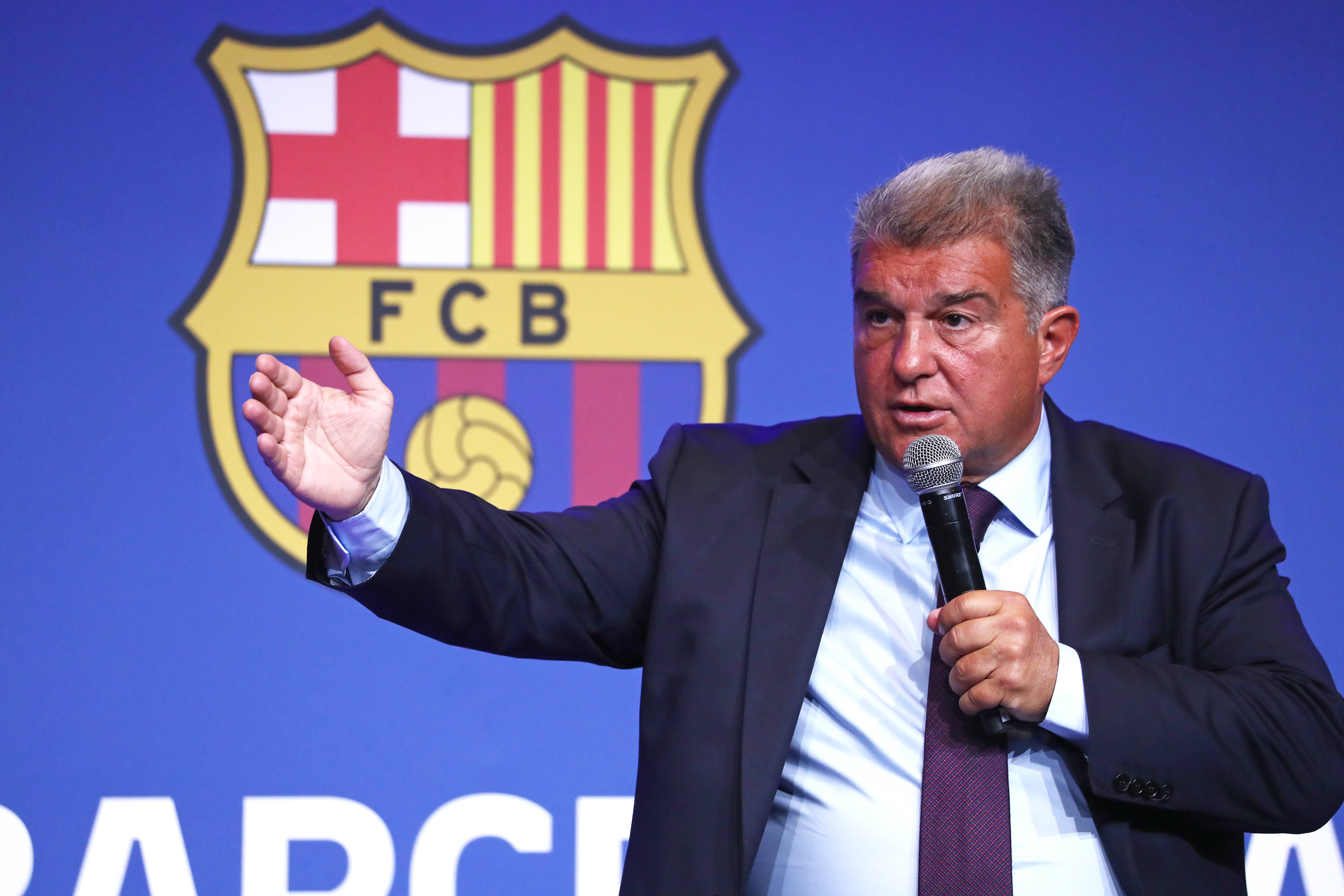 Barcelona President Joan Laporta will only consider removing Xavi Hernandez after next two games