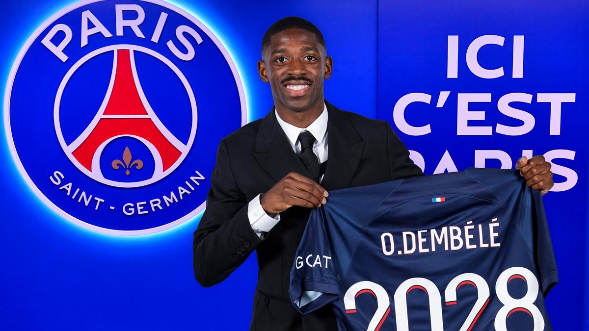 Paris Saint-Germain announce signing of Ousmane Dembele from Barcelona in €50.4m deal - Football España