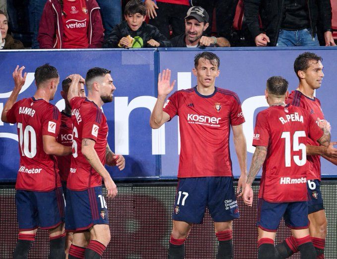 Osasuna to be without star striker for at least a month