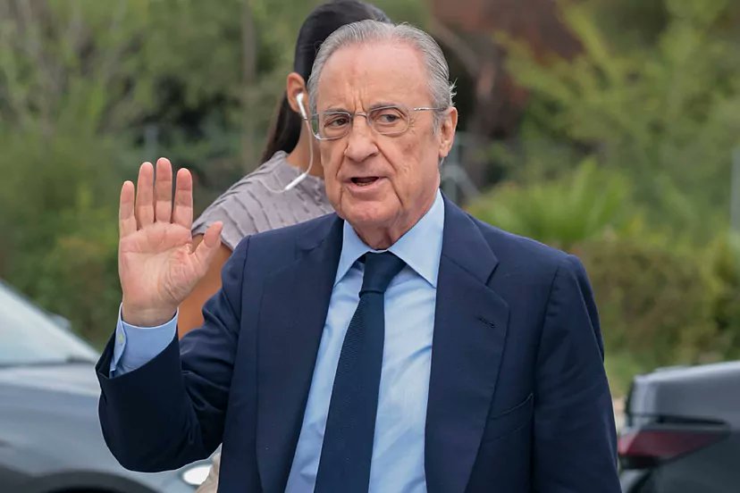 Real Madrid President crossed paths with Clasico referee before game
