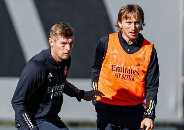 Toni Kroos and Luka Modric